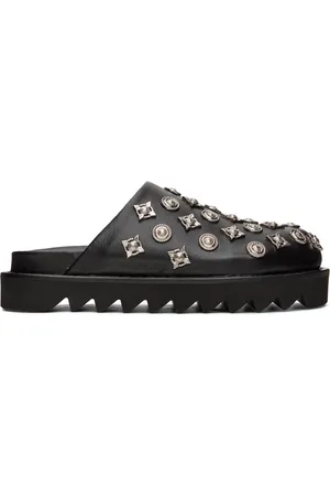 TOGA PULLA SSENSE Exclusive Black Sabot Loafers
