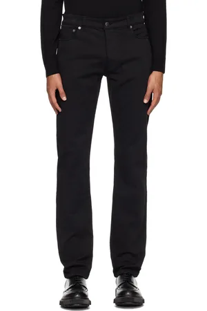 Sunspel Black 5 Pocket Trousers