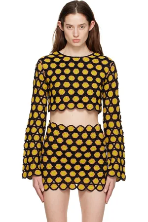 SIMON MILLER Black & Yellow Zoodle Sweater