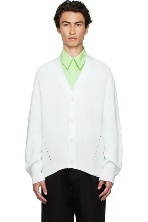 Recto Blue Relaxed-Fit Cardigan
