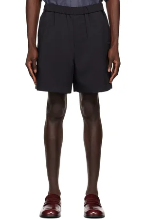 WOOYOUNGMI Black Embroidered Shorts