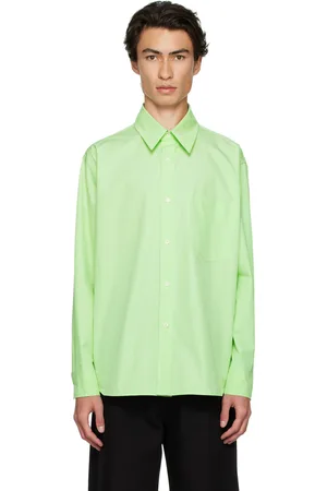 Recto Green Embroidered Shirt