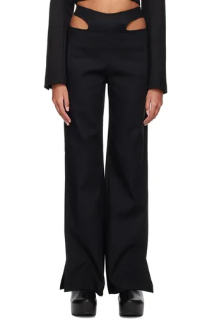 DION LEE Y-Front Buckle Trousers