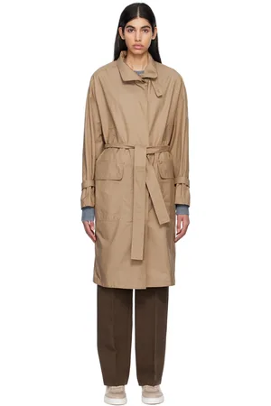 Max Mara Tan The Cube MTrench Coat