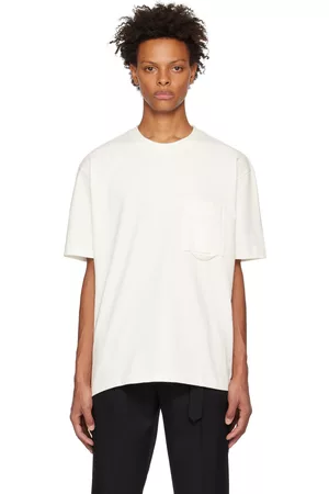 Solid Off-White Crewneck T-Shirt