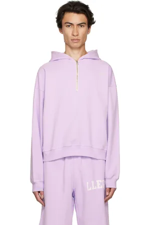 Recto SSENSE Exclusive Purple Half-Zip Hoodie