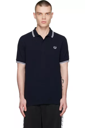 Fred Perry Navy Twin Tipped Polo