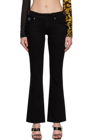 VERSACE Black Flared Jeans