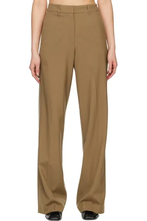 Arch The Brown Simple Line Trousers