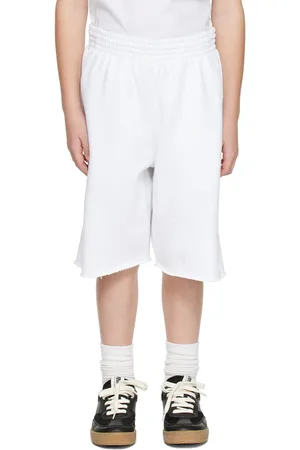 Maison Margiela Kids White Bonded Shorts