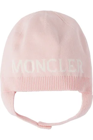 Moncler Baby Navy Logo Beanie