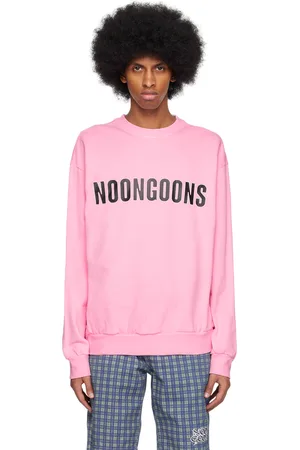 NOON GOONS Pink Spellout Sweatshirt