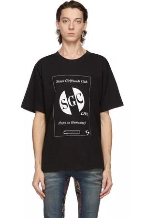 Stolen Girlfriends Club Men Short Sleeve - Black 'Live' Classic T-Shirt