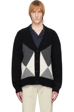 OFFICINE GENERALE Black Miles Cardigan