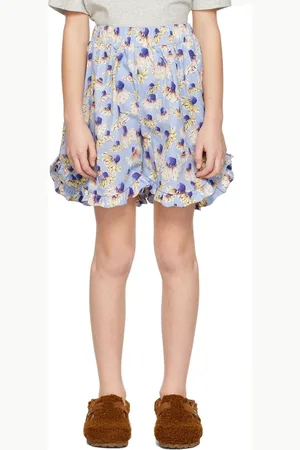 Kika Vargas SSENSE Exclusive Kids Blue Shorts