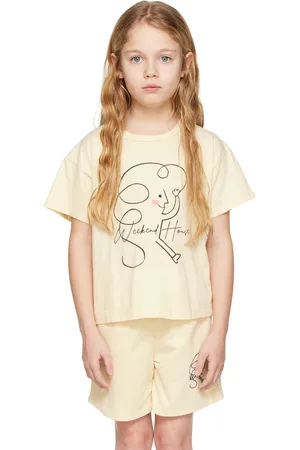Weekend House Kids Kids Yellow Print T-Shirt