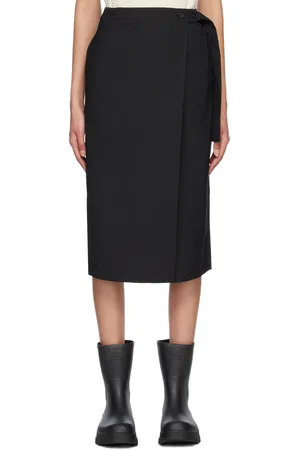 Holzweiler Black Gabriela Midi Skirt