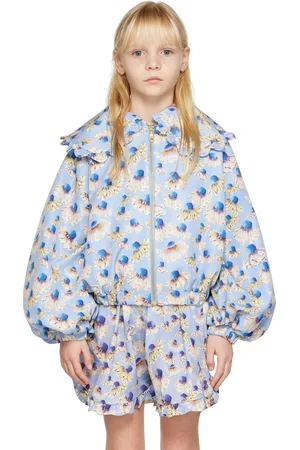 Kika Vargas SSENSE Exclusive Kids Blue Agnes Jacket