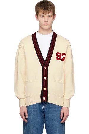 Alexander McQueen Off-White Skull Cardigan