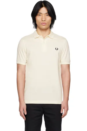 Fred Perry Men Polo Shirts - Off-White M6000 Polo