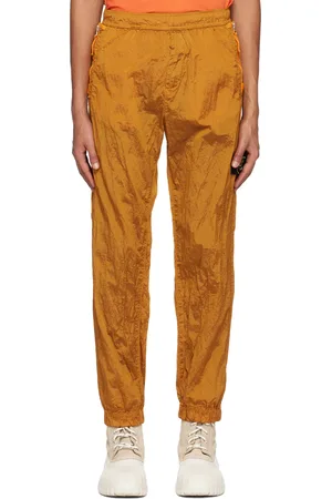Stone Island Men Trousers - Orange Three-Pocket Sweatpants