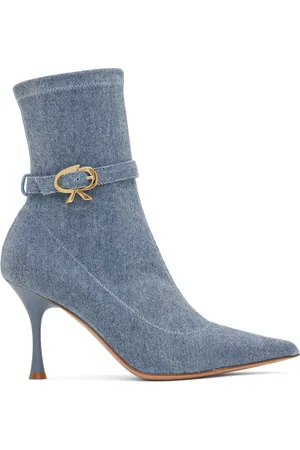 Gianvito Rossi Blue Ascent Boots