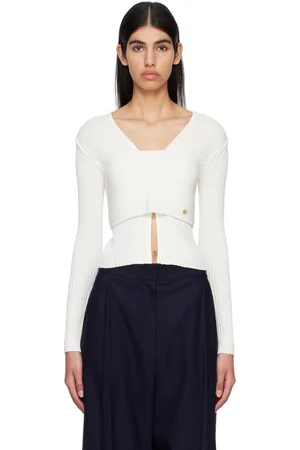 Recto Off-White Two-Way Cardigan