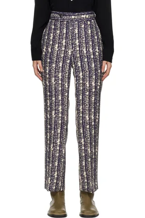 Pins & Needles Navy Side Tab Trousers
