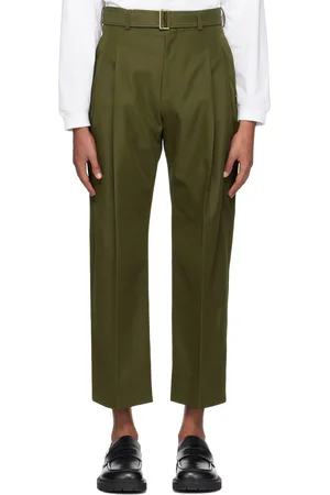 Rito Structure Khaki Belted Trousers