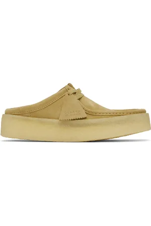 Clarks Beige Wallabee Cup Lo Loafers