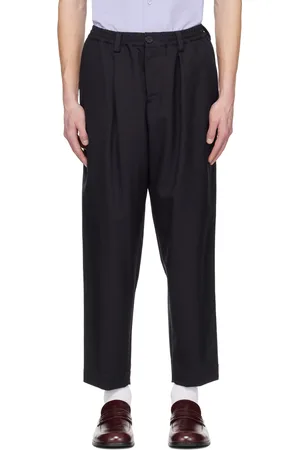 Marni Navy Cropped Trousers