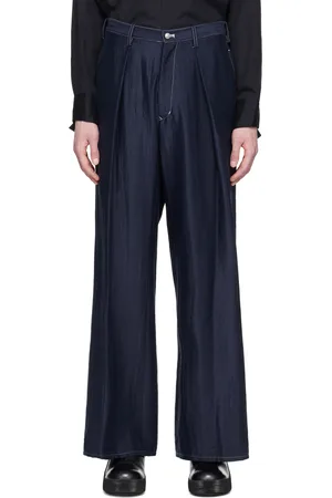 Sulvam Frayed Trim Trousers
