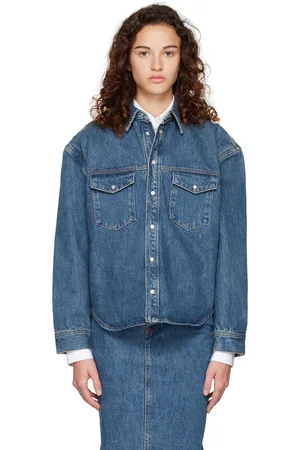 WARDROBE.NYC Faded Denim Jacket