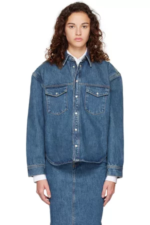 WARDROBE.NYC Faded Denim Jacket