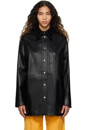 Stella McCartney Black Alter Mat Faux-Leather Jacket