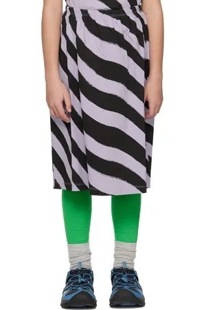 Main Story Kids Gray Striped Skirt