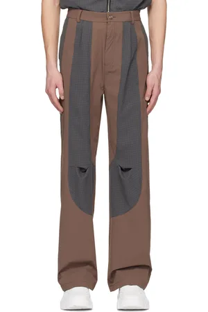 Uncertain Factor Brown & Gray Mirage No. 2 Trousers