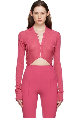 Talia Byre Pink Raw Cardigan