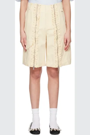 Simone Rocha Off-White Ruffle Shorts