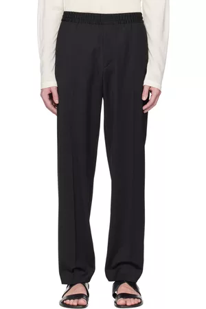 Filippa K Black Relaxed-Fit Trousers