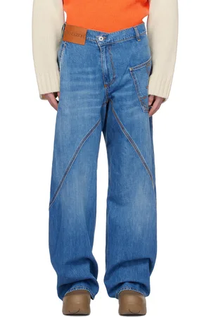 J.W.Anderson Blue Twisted Workwear Jeans
