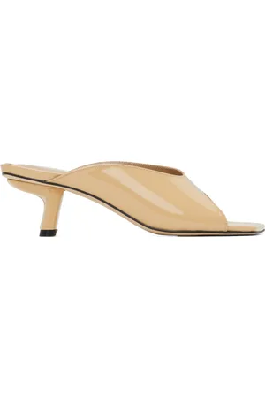 By Far Beige Huston Heeled Sandals
