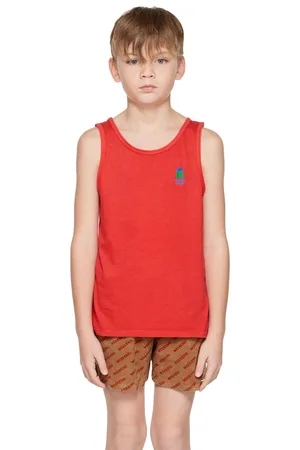 Weekend House Kids Kids Embroidered Tank Top