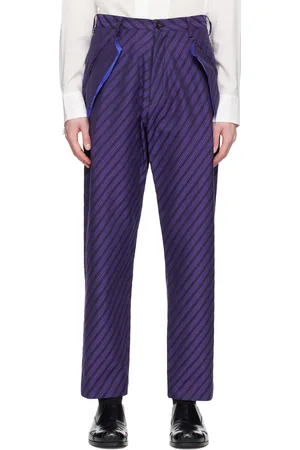 Sulvam Striped Trousers