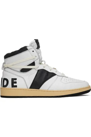 Rhude Black & White Rhecess Hi Sneakers