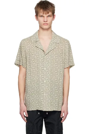 Balmain Khaki Printed Shirt