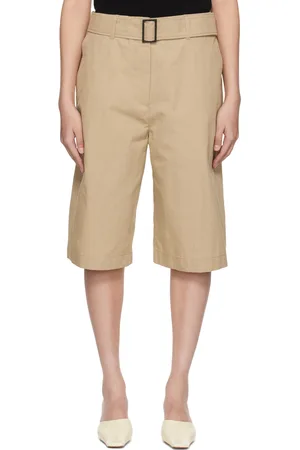 STUDIO NICHOLSON Tan Calvi Shorts