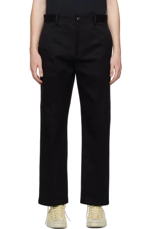 Acne Studios Black Four-Pocket Trousers
