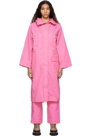 Ganni Pink Parka Coat