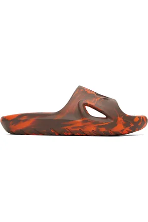 adidas Orange & Brown Adicane Slides